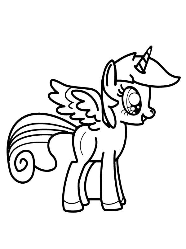 Young Cute Alicorn