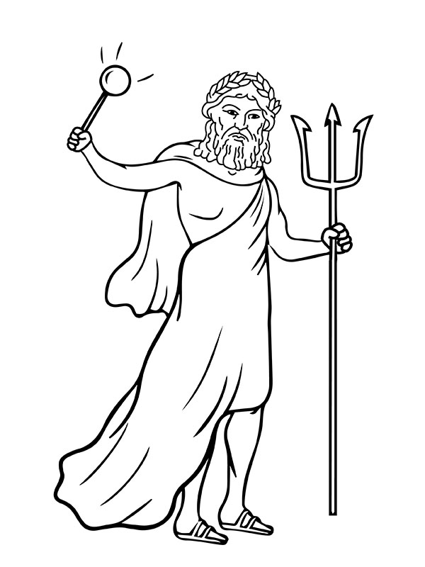 Zeus, der Gott des Donners