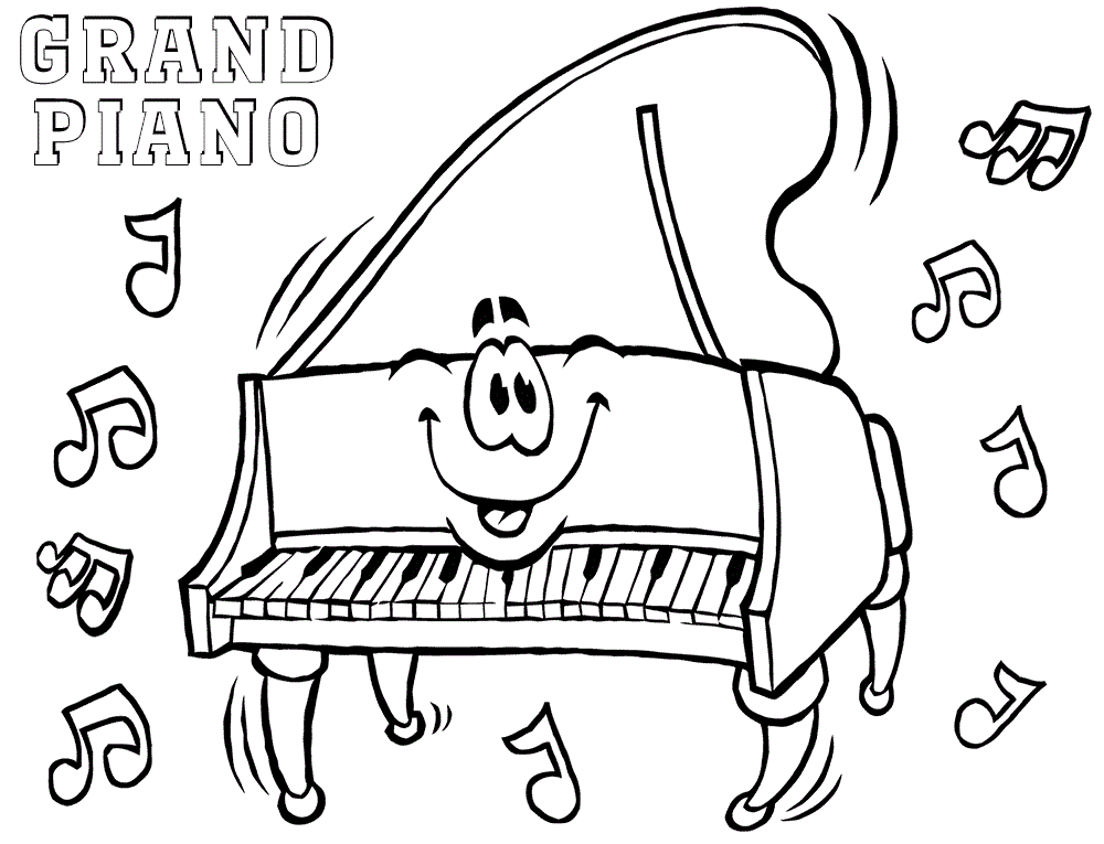 Cartoon Piano