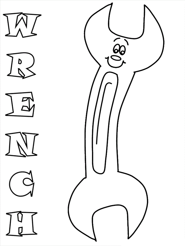 Cartoon Schraubenschlüssel
