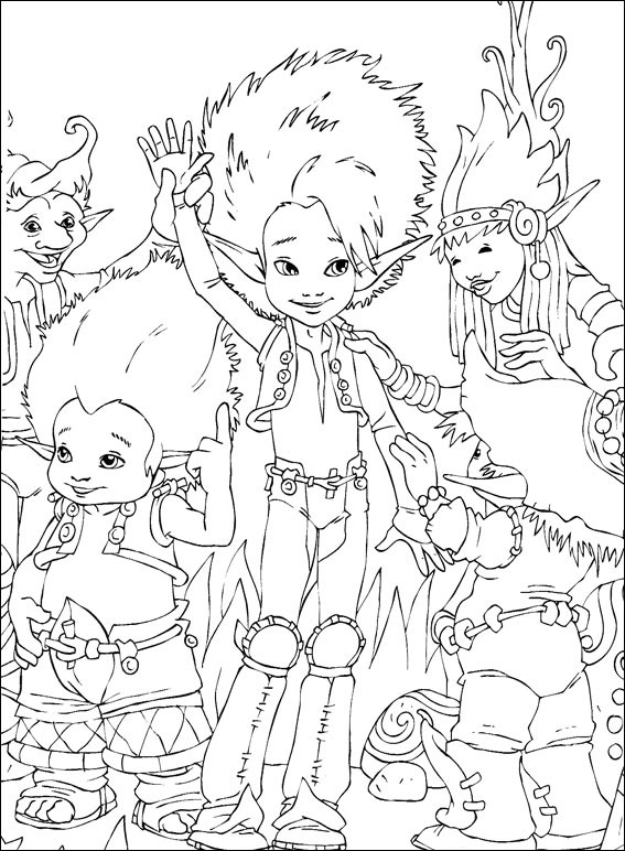 Arthur And The Invisibles - Coloring Pages