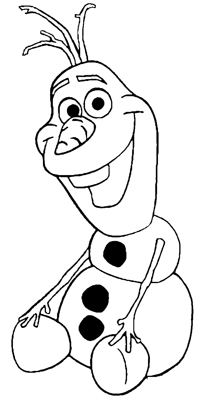 Cute Olaf Sitting