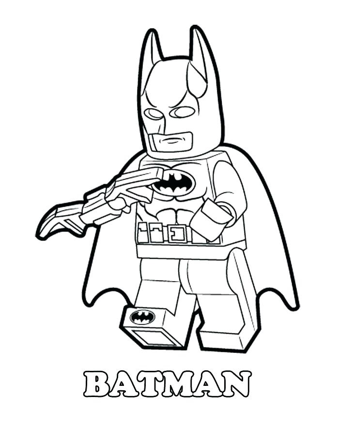 Lego Batman mit Batarang Färbung Seite - Kostenlose druckbare ...