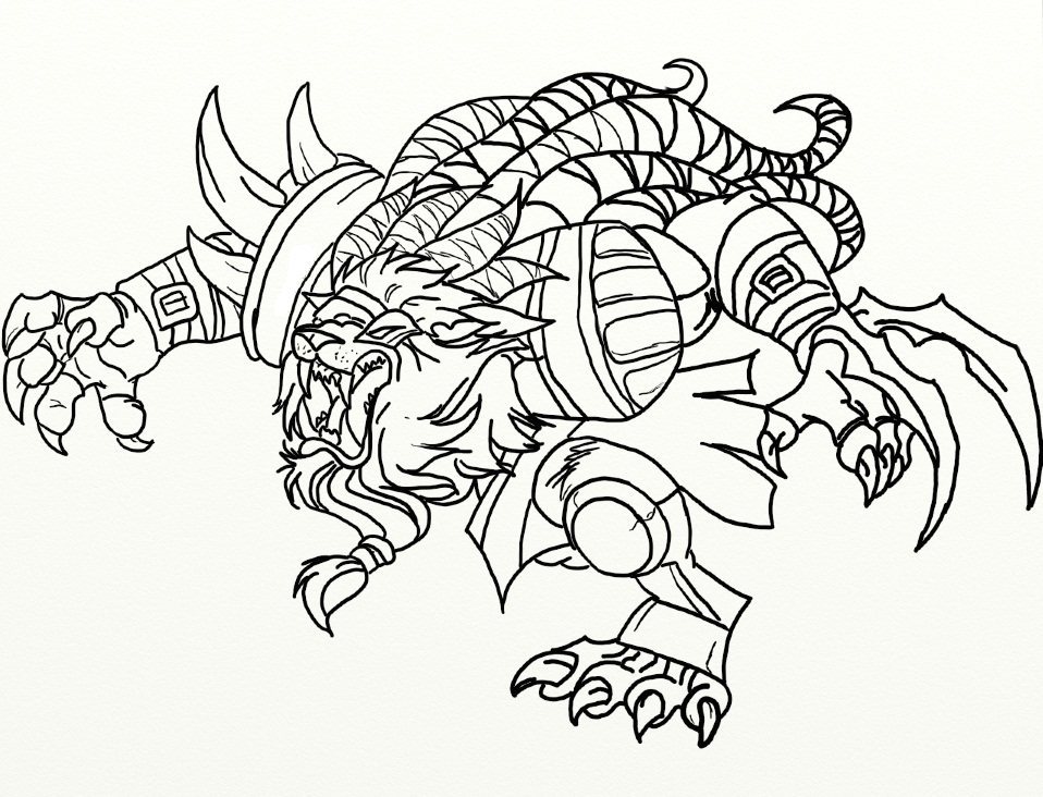 Rengar - Coloring Pages