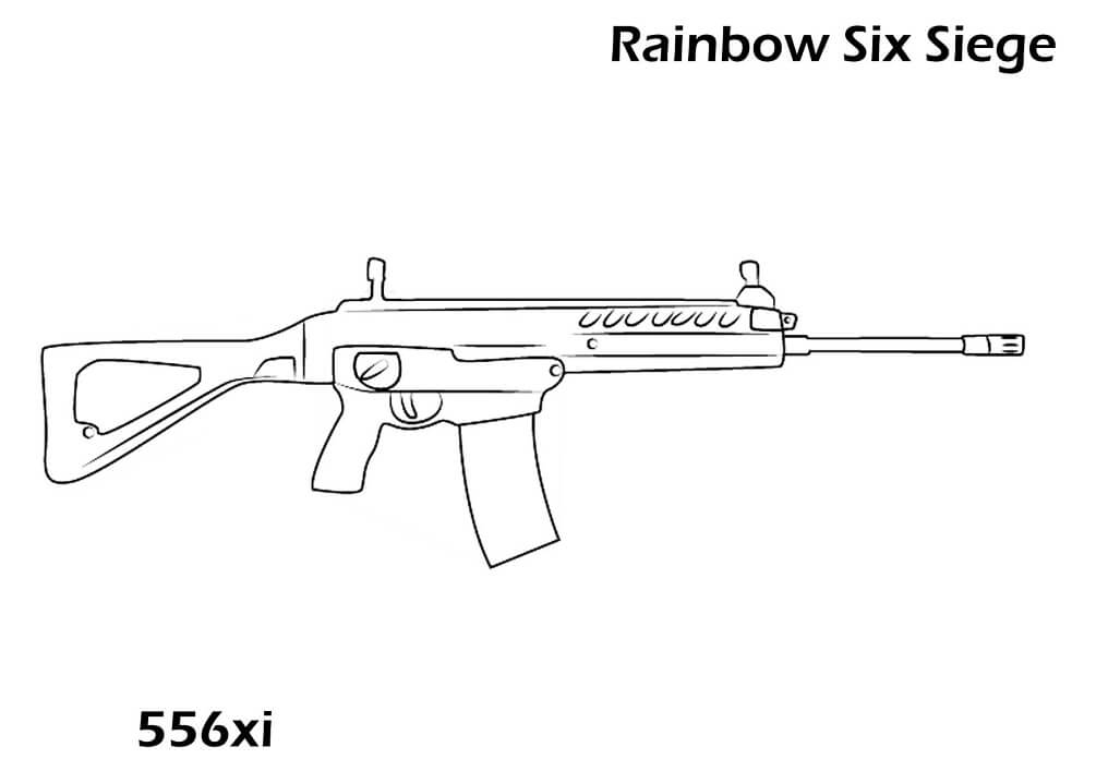 Rainbow Six Siege Weapons Färbung Seite - Kostenlose druckbare ...