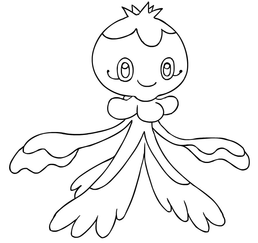 frillish coloring page online pokemon