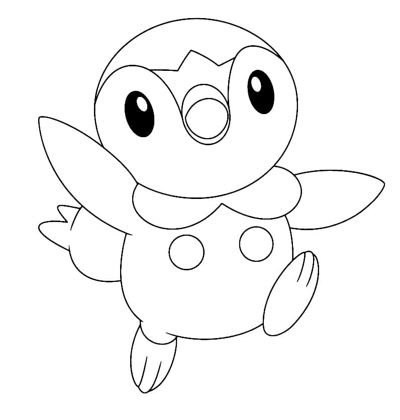 Adorable Piplup Pokemon