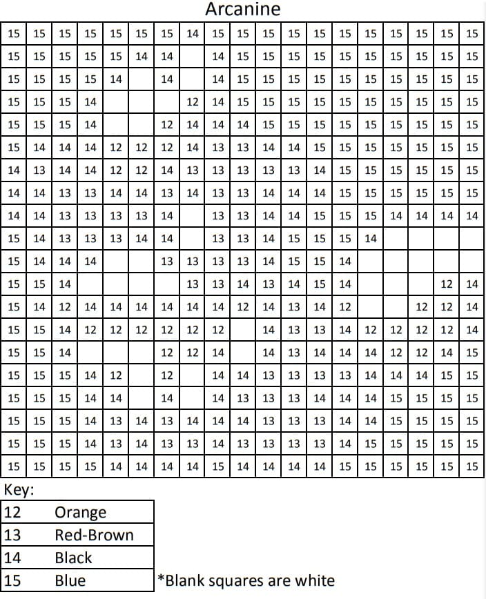 Arcanine Pokemon Color By Number