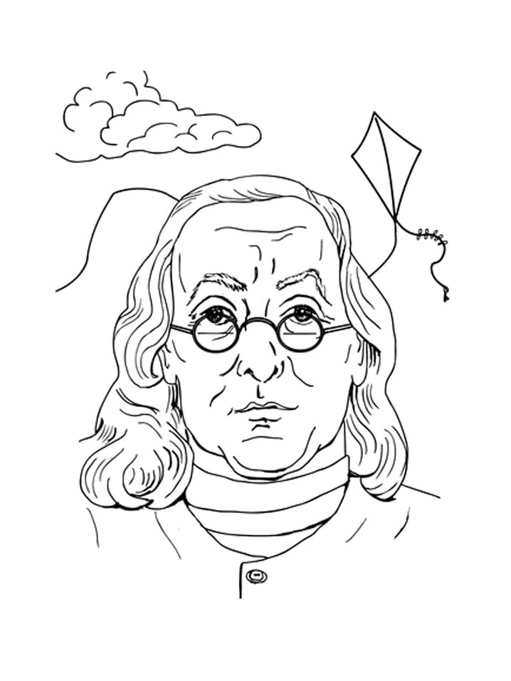 Benjamin Franklin zum Ausdrucken