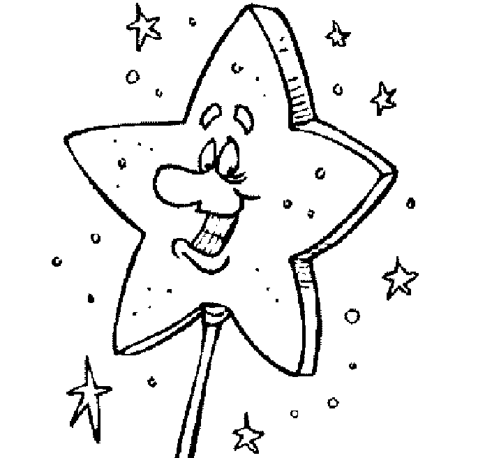 Cartoon Magic Wand