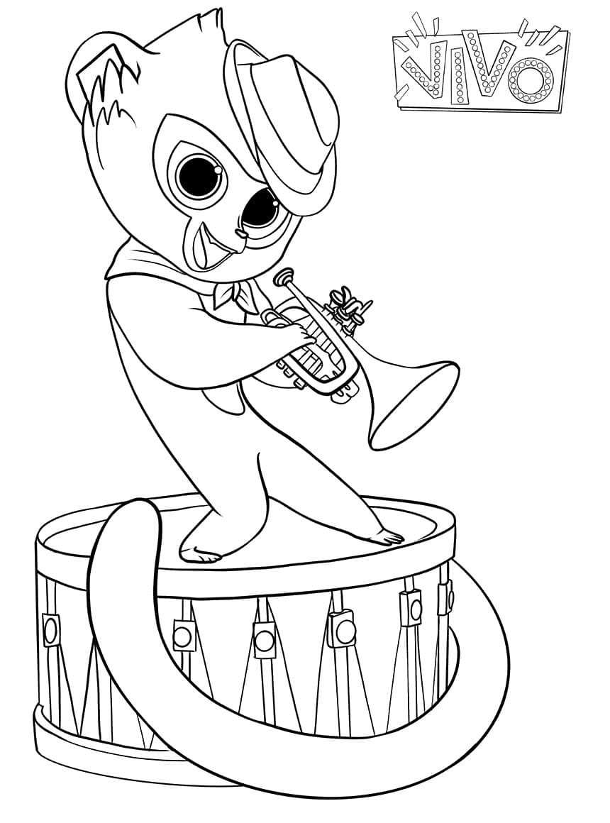 Character Vivo - Coloring Pages