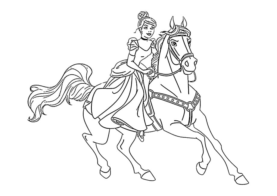Cinderella Riding Horse