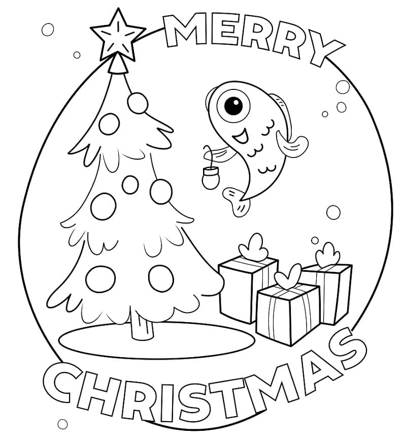 Cute Christmas Fish