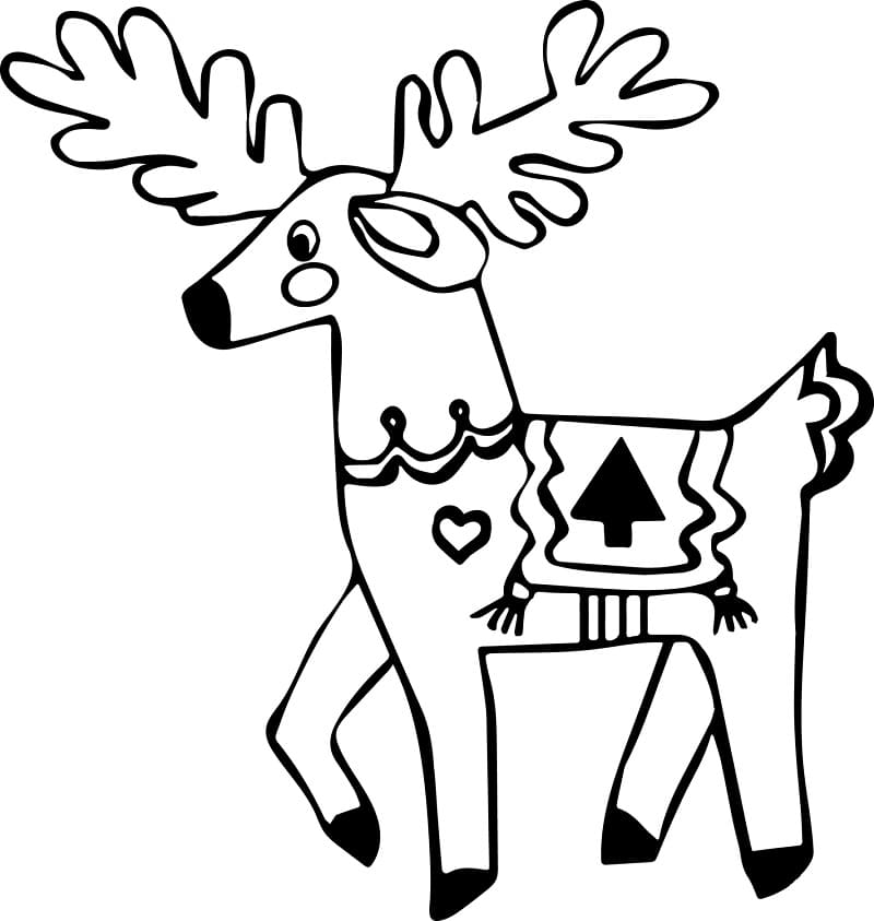 Cute Christmas Reindeer