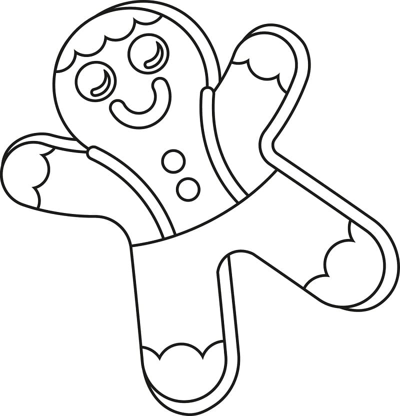 Cute Gingerbread Man