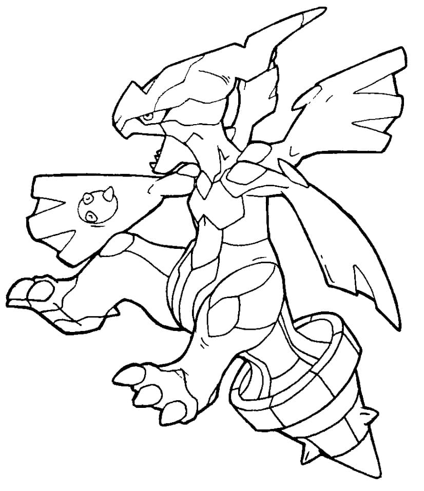 Zekrom - Coloring Pages