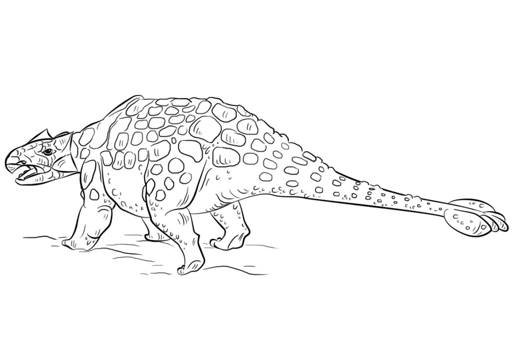 Dinosaur Ankylosaurus