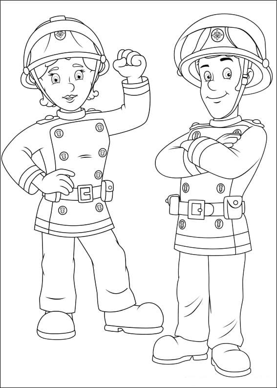 Fireman Sam Characters Färbung Seite - Kostenlose druckbare Malvorlagen ...