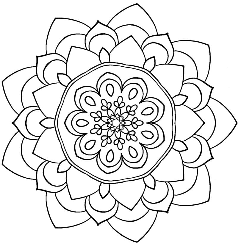 Flower Mandala 17