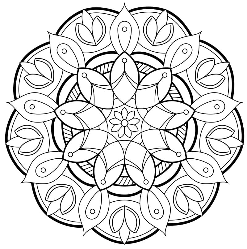 Flower Mandala 18