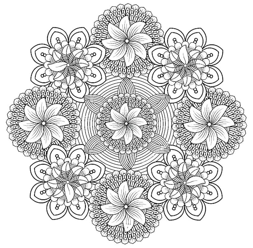 Flower Mandala 25