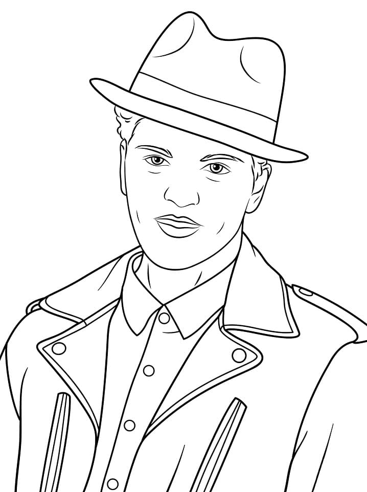 Free Printable Bruno Mars