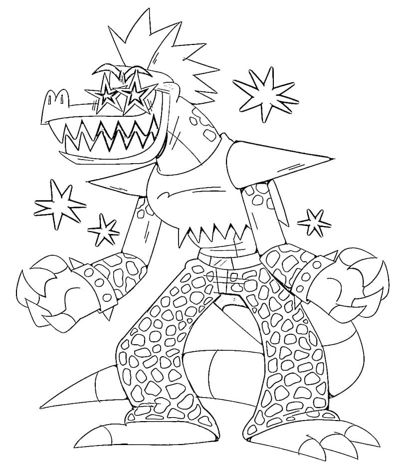 Montgomery Gator FNAF - Coloring Pages