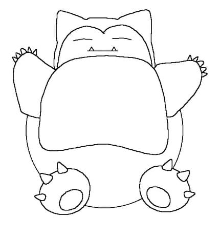 Free Printable Snorlax