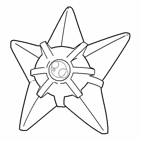 Free Printable Staryu