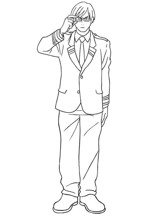 Free Printable Tenya Iida - Coloring Pages