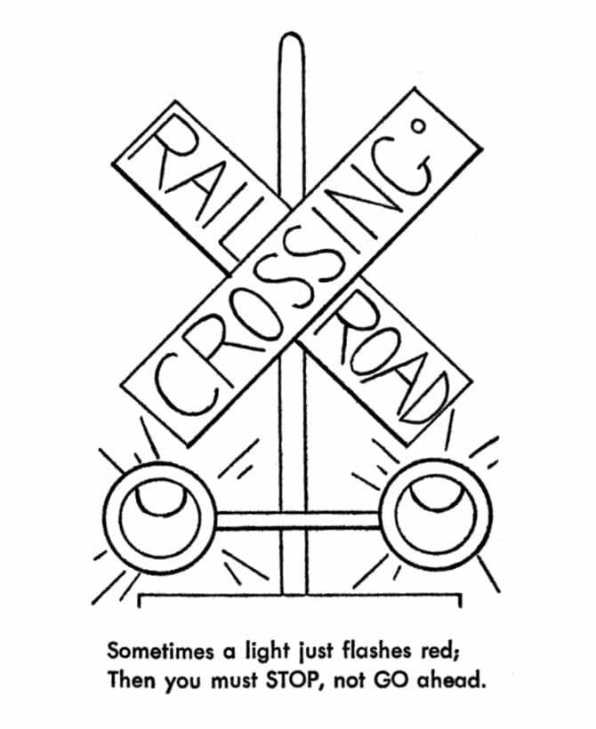 Free Printable Train Safety