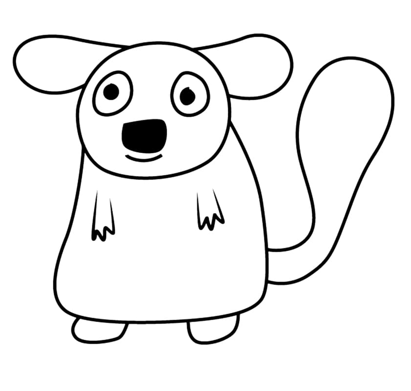 Easy Aye Aye - Coloring Pages