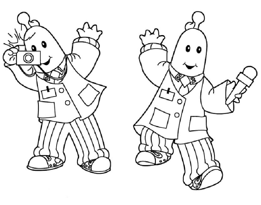 Funny Bananas in Pyjamas 1