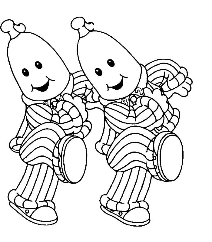 Funny Bananas in Pyjamas