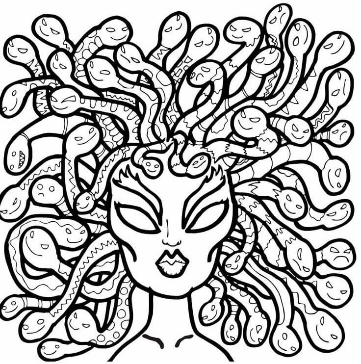 Lustige Medusa