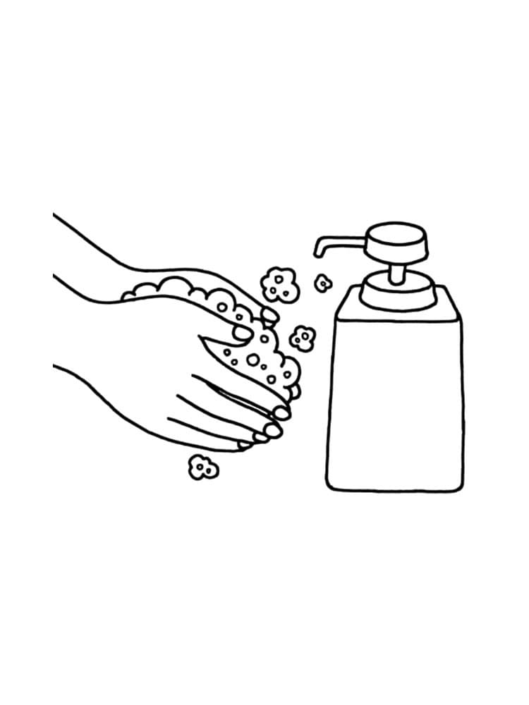 Good Hygiene Washing Hand