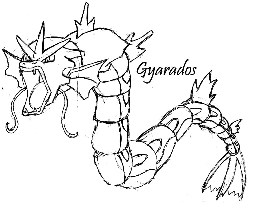 Gyarados Skizze