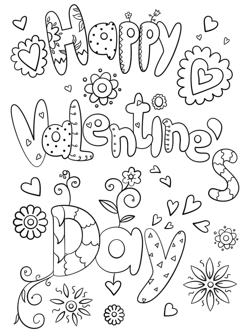 Happy Valentine's Day Doodle