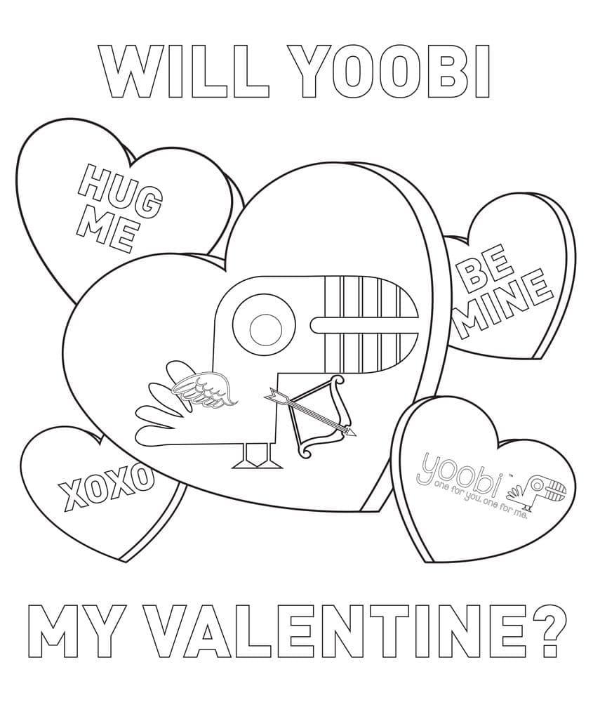Happy Valentine's Day to Print