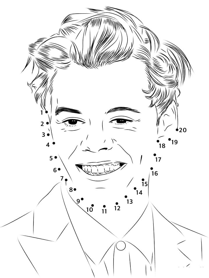Harry Styles Dot to Dot