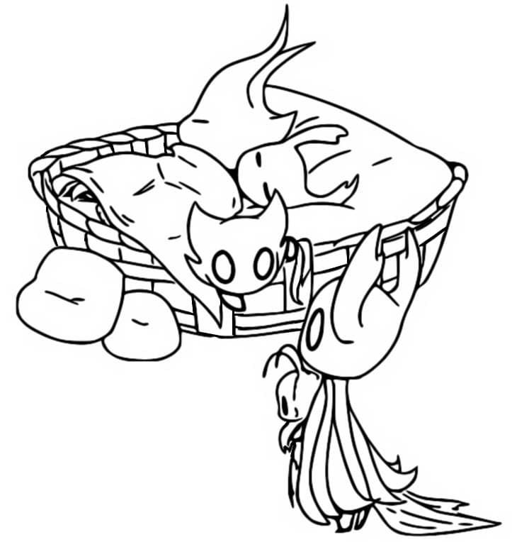 Print Hollow Knight – Coloring Pages