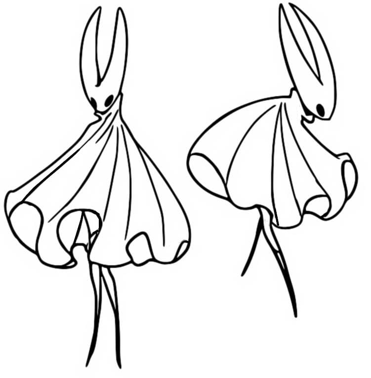 Print Hollow Knight – Coloring Pages