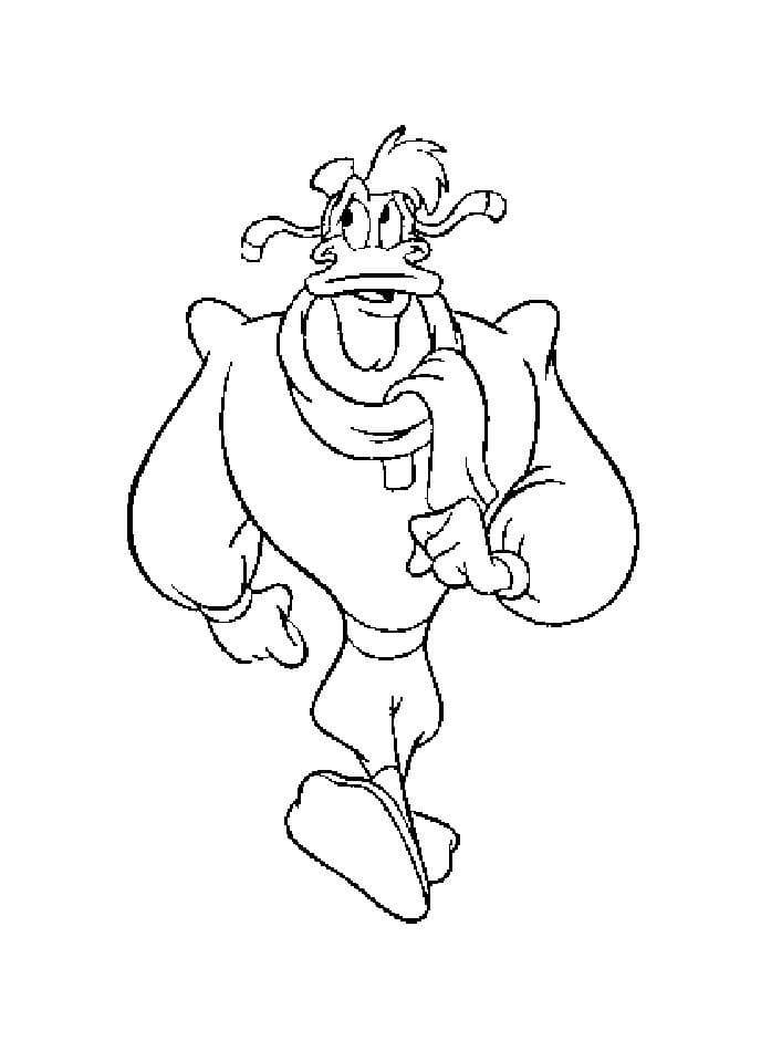 Launchpad McQuack 1 - Coloring Pages