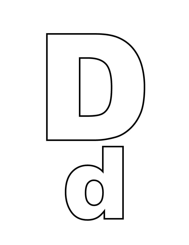 Letter D 1