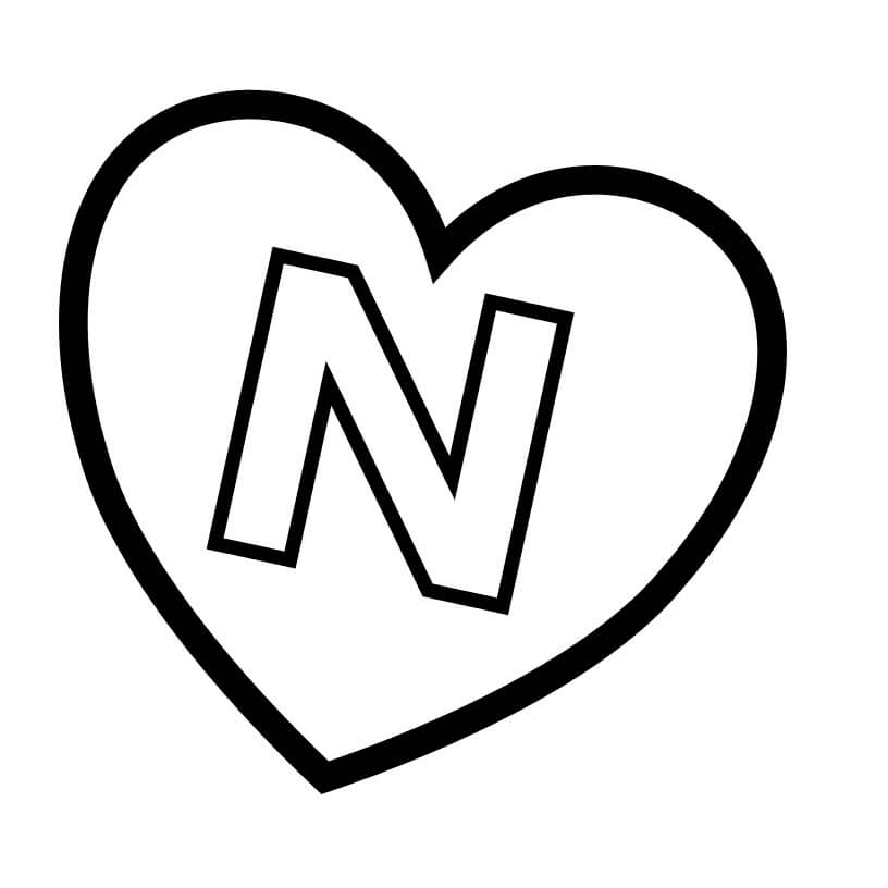 Letter N 1