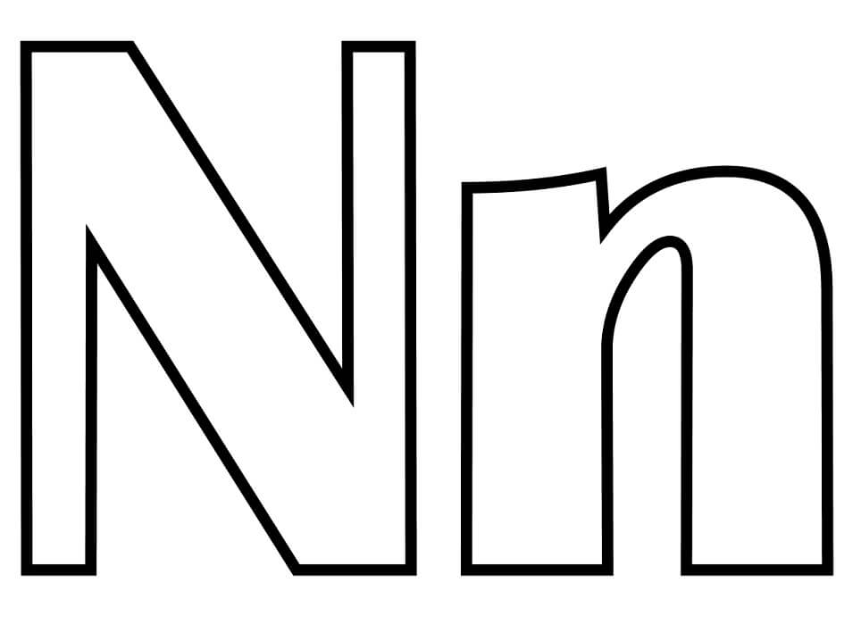 Letter N 3