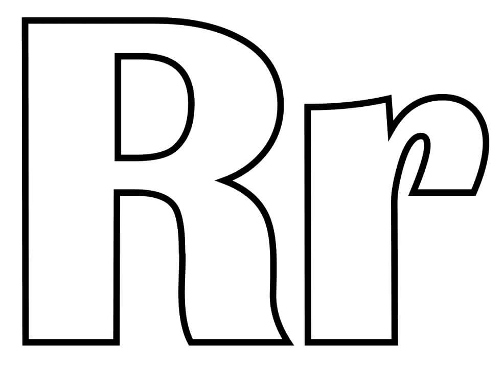 Letter R 2