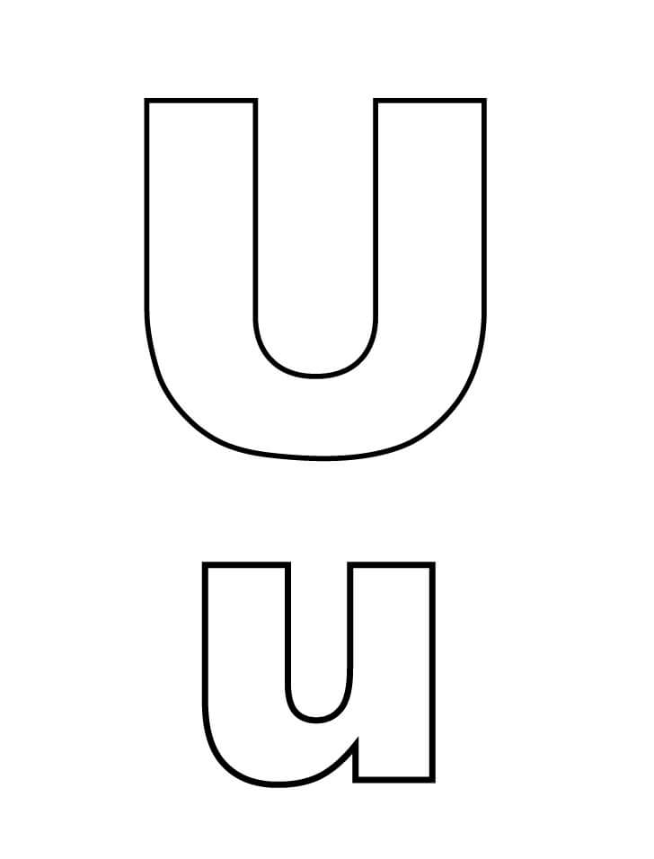 Letter U 2