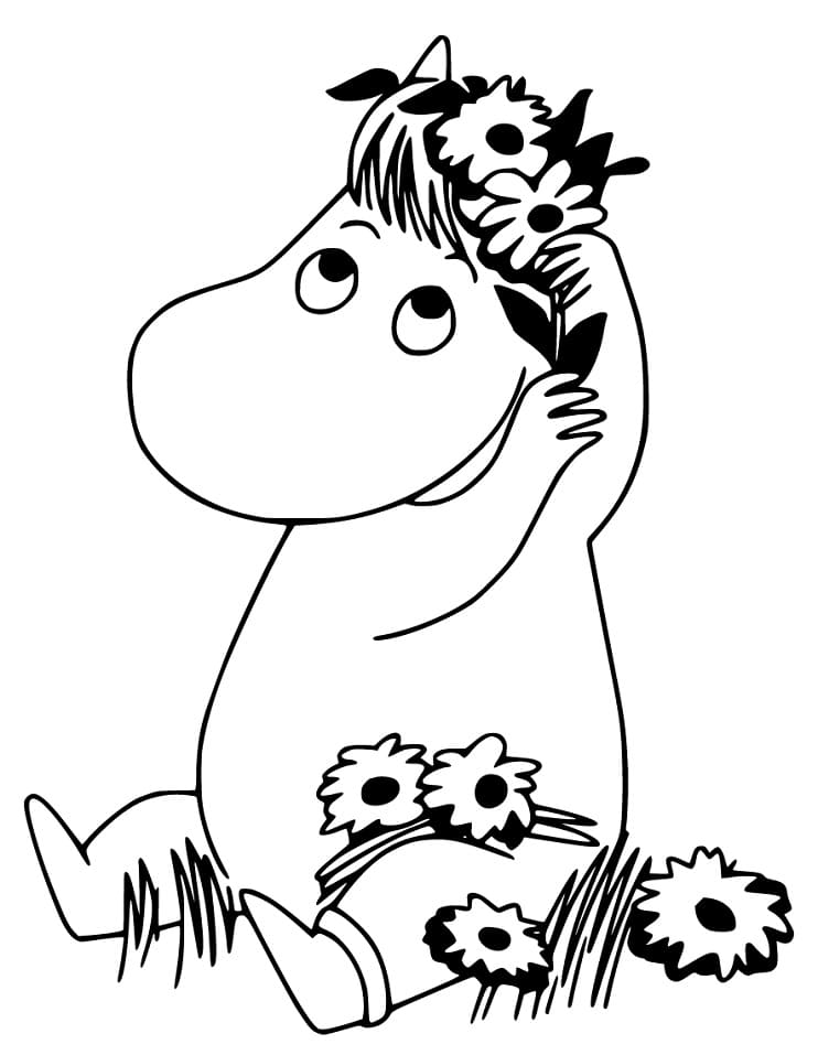 Free Moomin - Coloring Pages