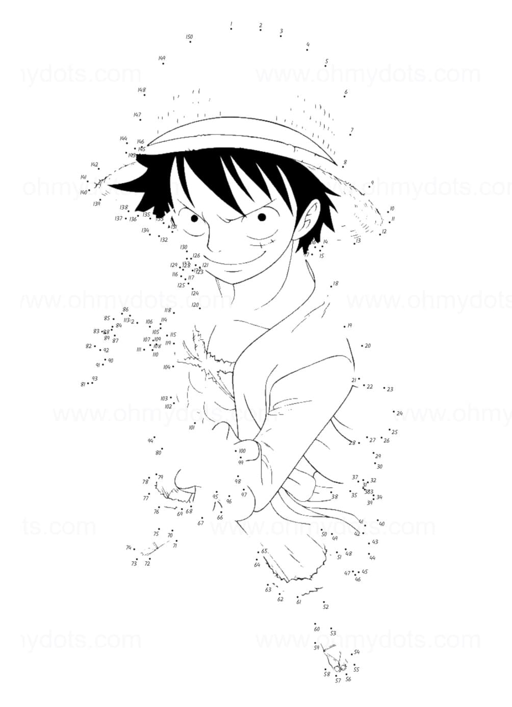 Luffy Dot to Dots